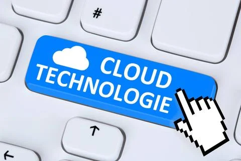 Cloud Computing Technologie Technology online digital im Internet Cloud Co... Stock Photos