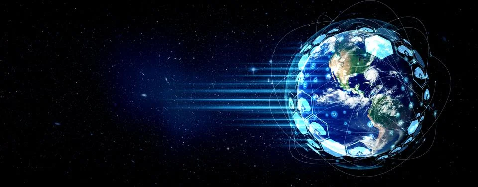 Cloud computing technology and online data storage in innovative perception Stock Illustration