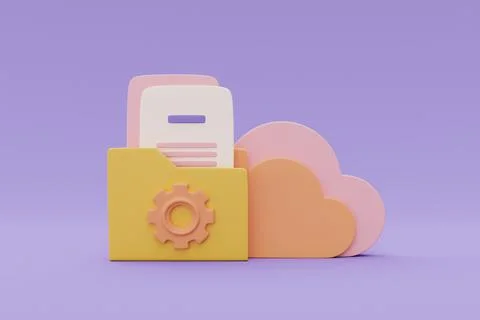 Cloud computing technology and Online data storage for business network conce イラスト素材