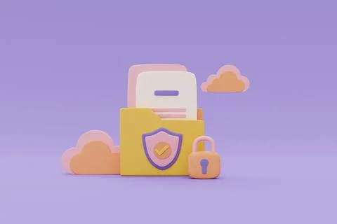 Cloud computing technology and Online data storage for business network conce Illustrazione stock