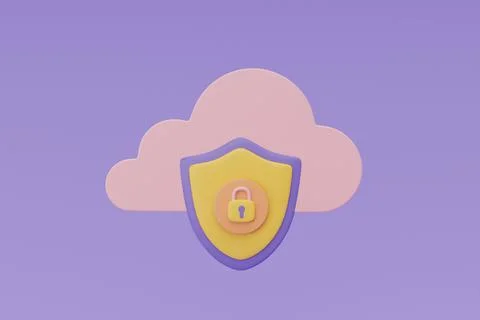 Cloud computing technology and online data storage for business network conce Stock Illustration