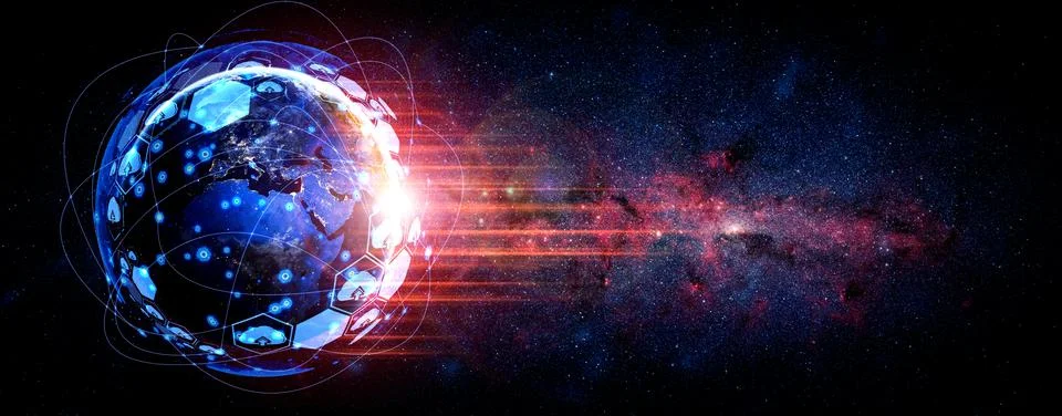 Cloud computing technology and online data storage in innovative perception Foto stock