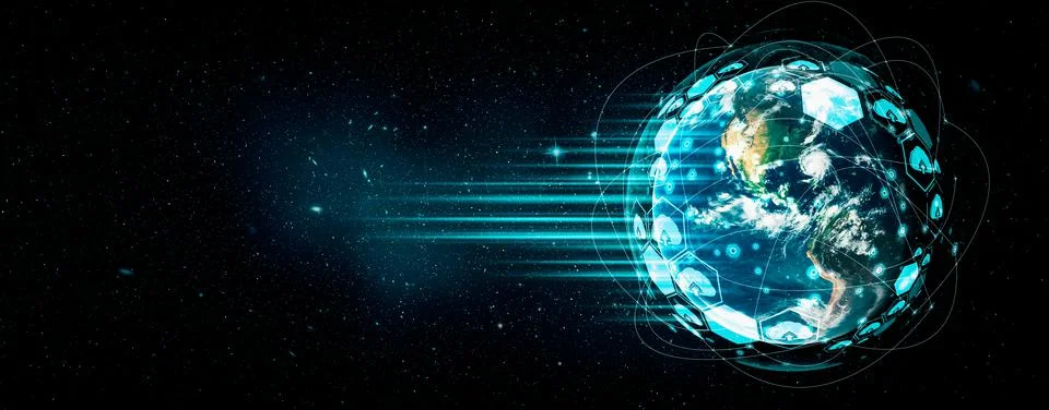 Cloud computing technology and online data storage in innovative perception Foto stock