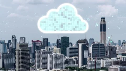 Cloud computing technology and online data storage for alteration data sharing 写真素材