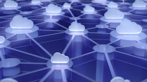 Cloud computing technology background Stock Footage 33973182