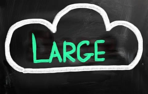 Cloud computing technology concept Stockillustratie