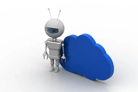Cloud computing technology concept 무료 스톡 일러스트