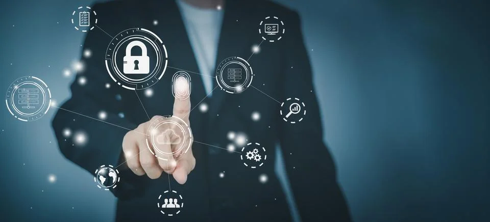 Cloud computing technology concept. Internet storage network system. Big data Stock Photos