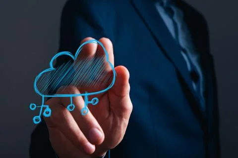 Cloud computing technology concept .. Foto stock