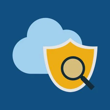 Cloud computing technology Stock Illustration