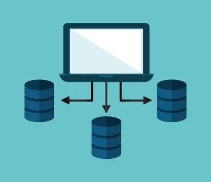 Cloud computing technology 스톡 일러스트