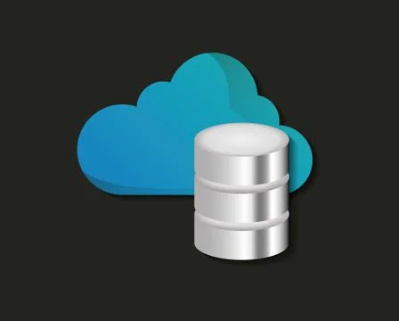 Cloud computing technology 스톡 일러스트