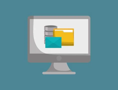 Cloud computing technology Stock Illustration