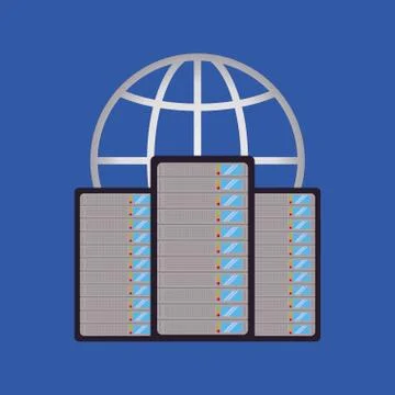 Cloud computing technology 스톡 일러스트