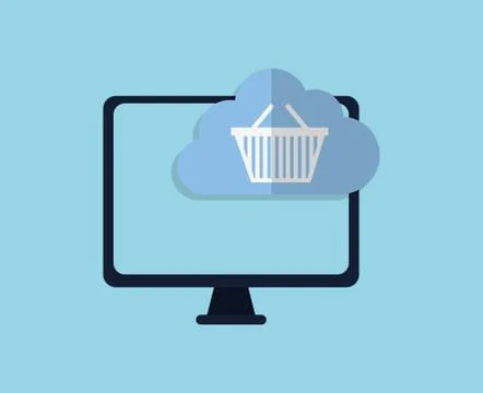 Cloud computing technology Illustrazione stock