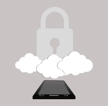 Cloud computing technology 스톡 일러스트