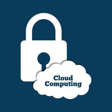 Cloud computing technology 스톡 일러스트