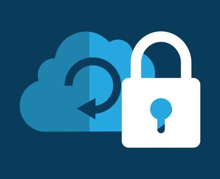 Cloud computing technology イラスト素材