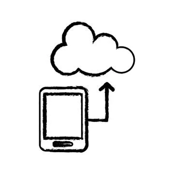 Cloud computing technology イラスト素材