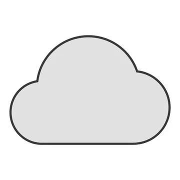 Cloud computing technology Stock Illustration