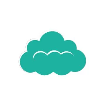 Cloud computing technology Stock Illustration