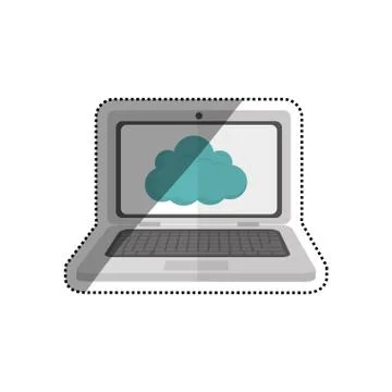 Cloud computing technology 스톡 일러스트