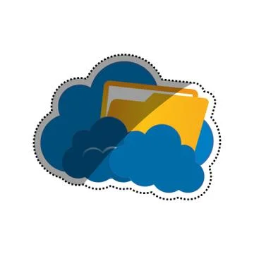 Cloud computing technology 스톡 일러스트