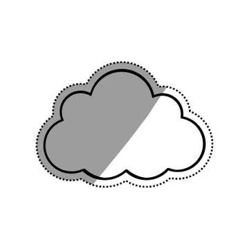 Cloud computing technology Stockillustratie