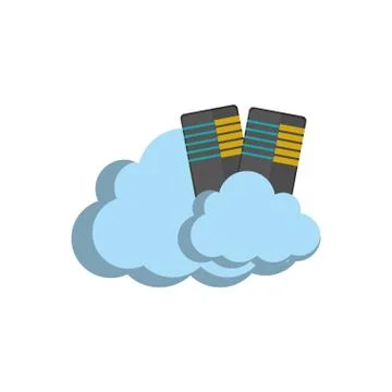 Cloud computing technology 스톡 일러스트