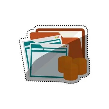 Cloud computing technology 스톡 일러스트