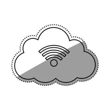 Cloud computing technology 스톡 일러스트