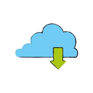 Cloud computing technology 스톡 일러스트