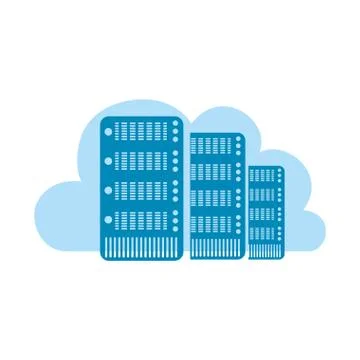 Cloud computing technology 스톡 일러스트