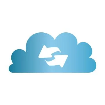 Cloud computing technology Stock Illustration
