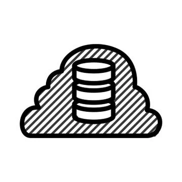 Cloud computing technology 스톡 일러스트