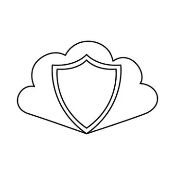 Cloud computing technology Stock Illustration