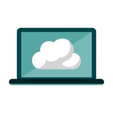 Cloud computing technology イラスト素材