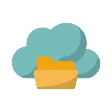 Cloud computing technology Stock Illustration