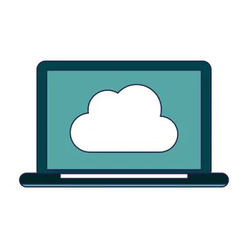 Cloud computing technology イラスト素材