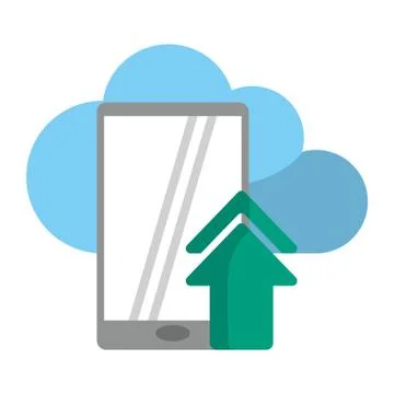 Cloud computing technology 스톡 일러스트