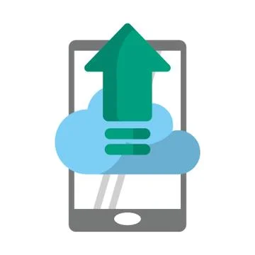 Cloud computing technology 스톡 일러스트