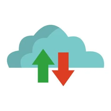 Cloud computing technology イラスト素材