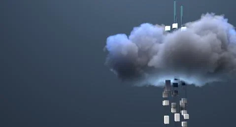 Cloud Computing Technology Stock Illustration