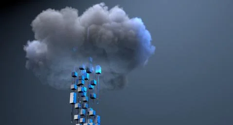 Cloud Computing Technology Illustrazione stock