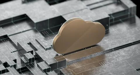 Cloud Computing Technology 스톡 일러스트