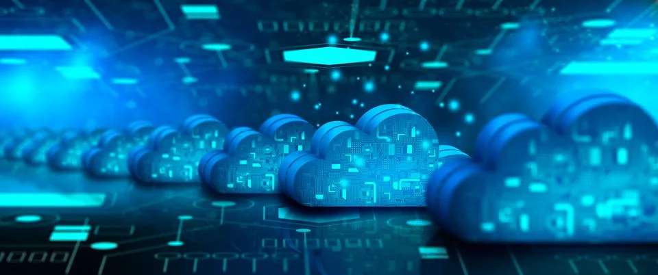 Cloud computing technology internet storage network. イラスト素材