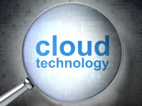 Cloud computing technology, networking concept: optical glass wi 스톡 일러스트