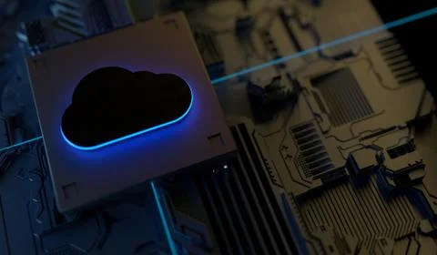 Cloud Computing Technology Stock Photos