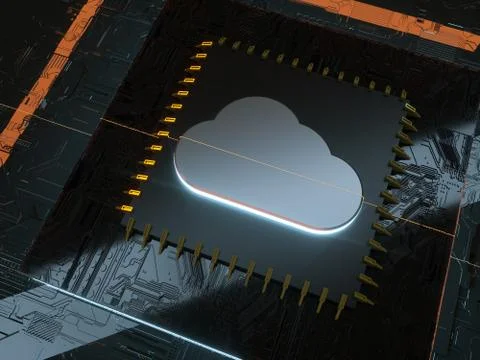 Cloud Computing Technology Foto stock