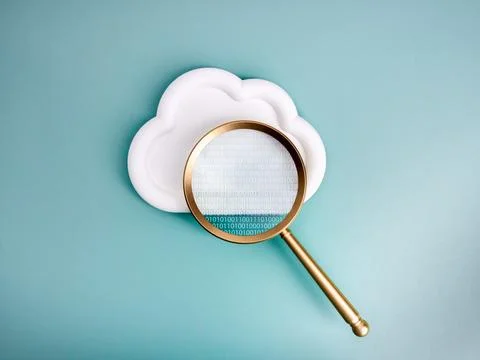 Cloud computing technology, security data system storage service, informati.. Stock Illustration